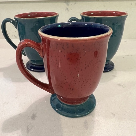 Denby Other - Denby footed coffee mug set of 3